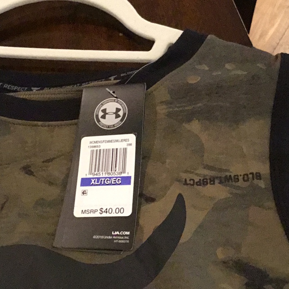 Under Armour project rock cotton Camouflage Tank Top - Picture 2 of 2